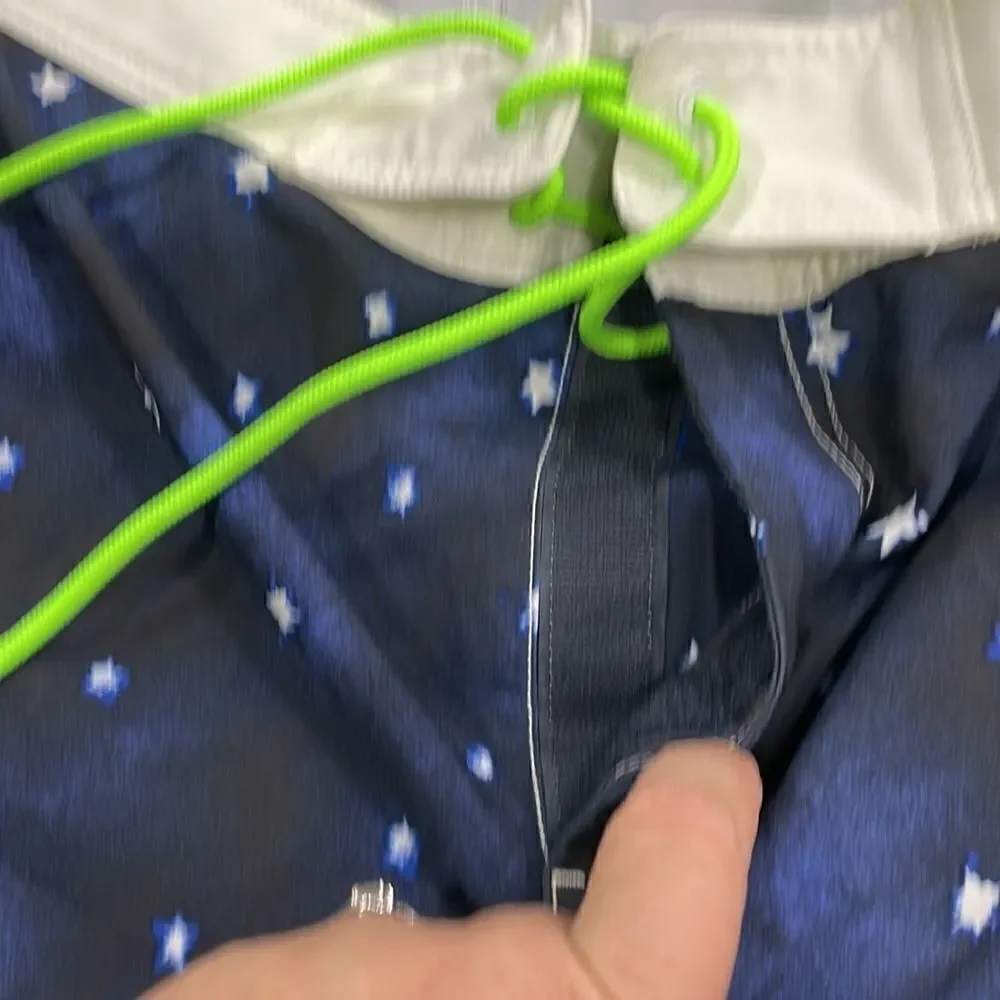 NWOT American Eagle Stars Swim Trunks.  Size XXL 2X